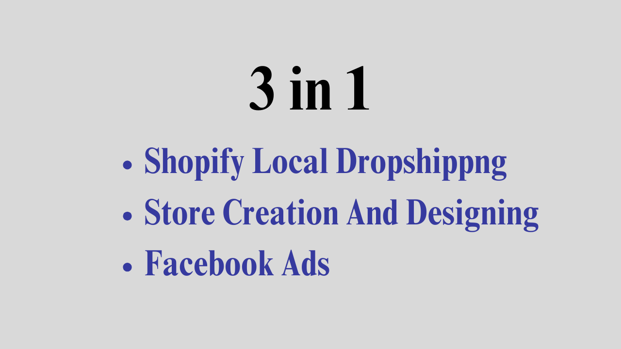 Local Dropshipping Mastery Package